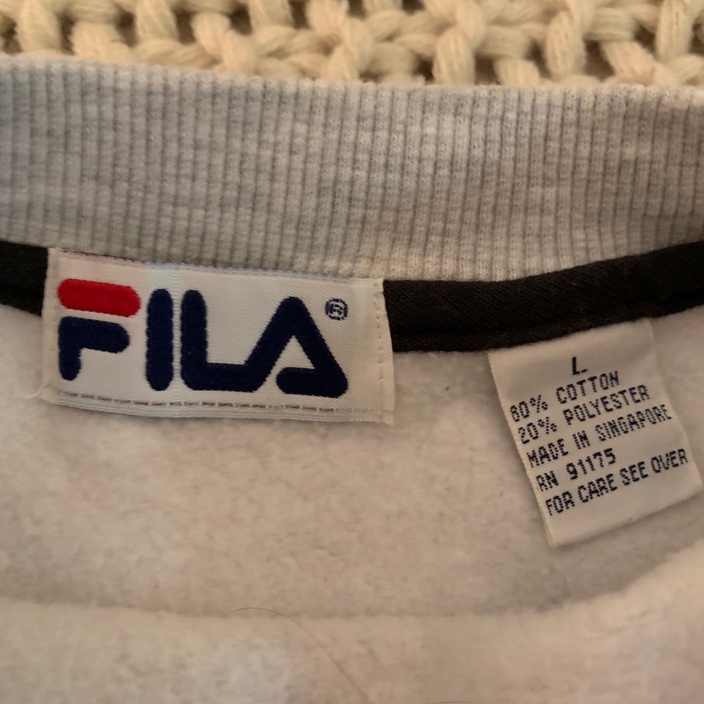 Cropped Fila sweater